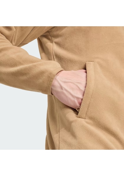 Adidas Multi Essentials Fermuarlı Erkek Polar Ceket Jm3115 Camel