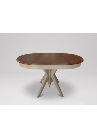Vintera Açılır Oval Ahşap Mutfak Masası 80x120 Ceviz