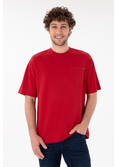 U.S. Polo Assn. Erkek Comfort Fit Bisiklet Yaka Kırmızı Tişört 50305990-VR030 U.S. Polo Assn. Erkek Comfort Fit Bisiklet Yaka Kırmızı Tişört 50305990-VR030