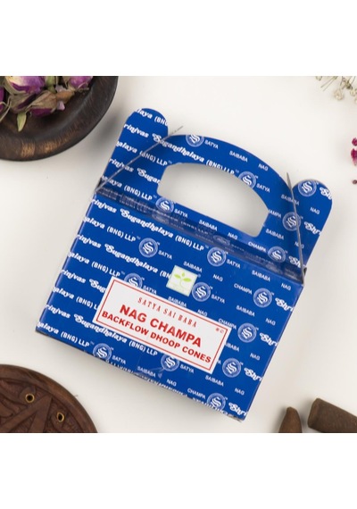 Satya Nag Champa Aromalı Backflow Geri Akış Konik Tütsü