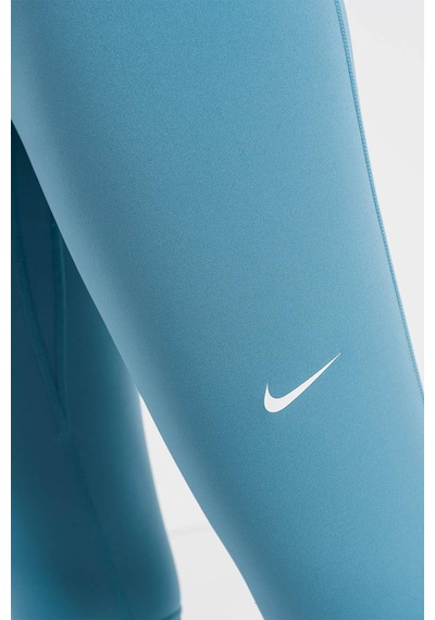 Nike Pro 365 Dri Fit Training Mid Rise Full Length Tight Fit Toparlayıcı Tayt Açık Mavi