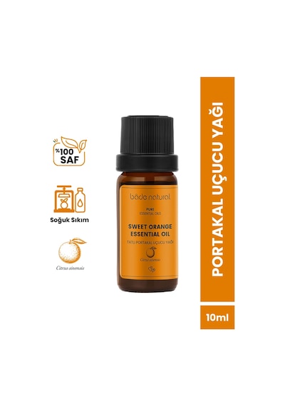 Bade Natural Portakal Uçucu Yağı %100 Saf 10 ML