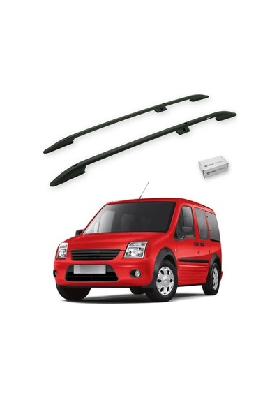 Turtle Ford Connect 2002-2012 / Uzun Şasi Tavan Çıtası Crown Siyah