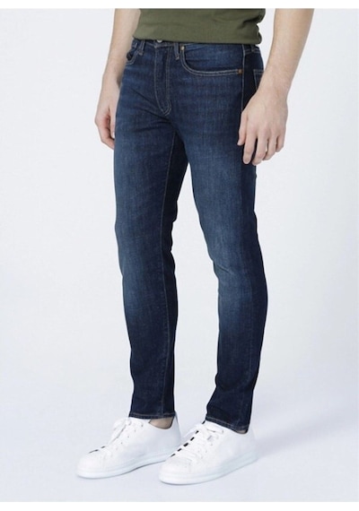 Levi's Erkek Slim Fit Jean - Minimalist Günlük Stil Koyu İndigo