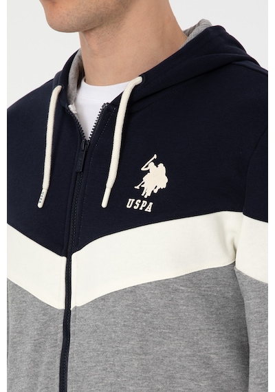U.s. Polo Assn. Erkek Gri Melanj Hırka Örme 50309005-vr086 Grı Melanj