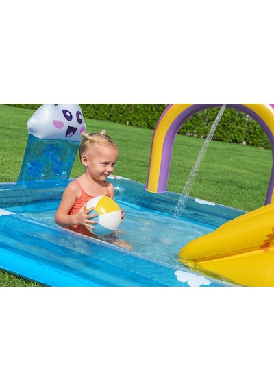 Bestway 53174 Rainbows N Rays Şişme Su Oyun Parkı Ve Havuz 1,80 M X 1,80 M X 1,17 M