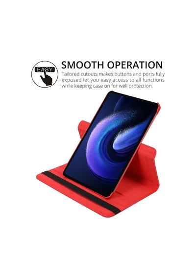Xiaomi Mi Pad 6 Pro Kılıf Kapaklı Standlı 360 Dönebilen Koruma Dn22 Nano Kalem