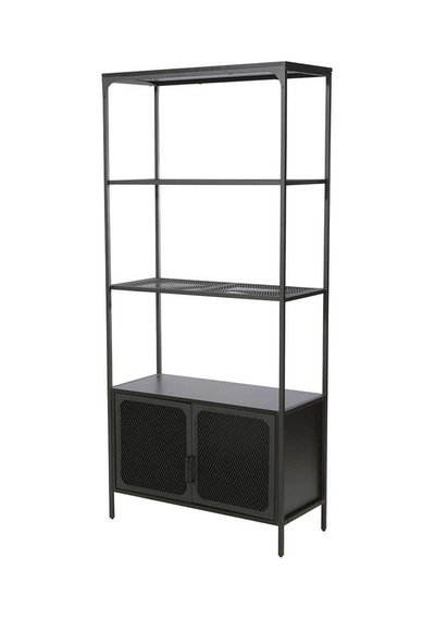 Adore Gaming Cage Metal Kitaplık - Siyah 80x177x36 Cm Adore Gaming Cage Metal Kitaplık - Siyah 80x177x36 Cm
