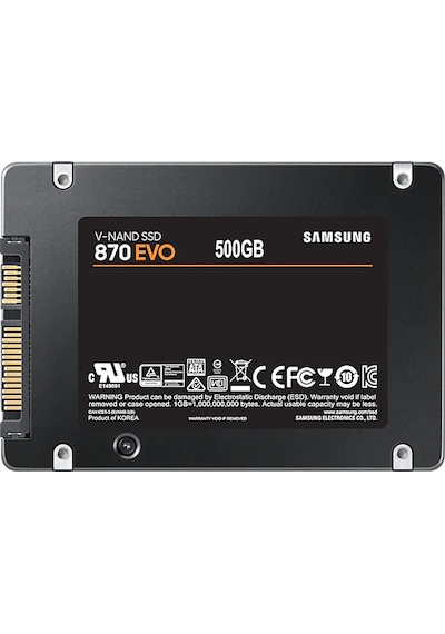 Samsung Uyumlu Mz-77e500bw, 870 Evo, 500gb, 560/530, 2,5&quot Sata, Ssd Türkiye Distribütörü li