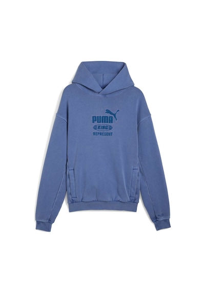 Puma X Represent Erkek Kapüşonlu Sweatshırt 632542 78 Mavi