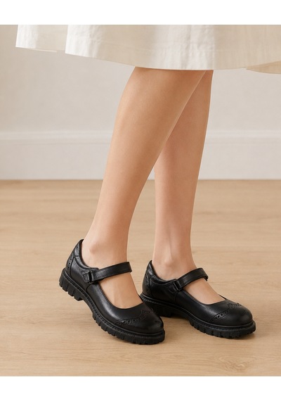 Rks Shoes Kız Çocuk Siyah Günlük Ayakkabı Model 6