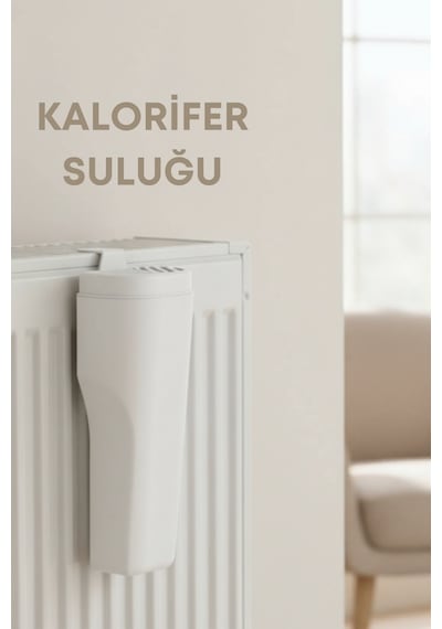1 Adet Kapaklı Kalorifer Suluğu Nemlendirici Suluk Petek Suluğu Bej Tr Diğer