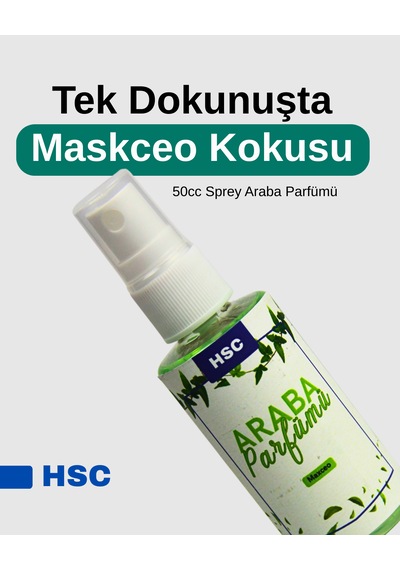 Maskceo Araba Parfümü 50cc Sprey Ferahlatıcı Taşınabilir Araba Kokusu 50 ML