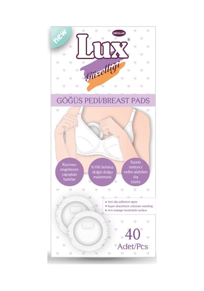 Lux Hijyenik Tekli Göğüs Pedi 40'lı