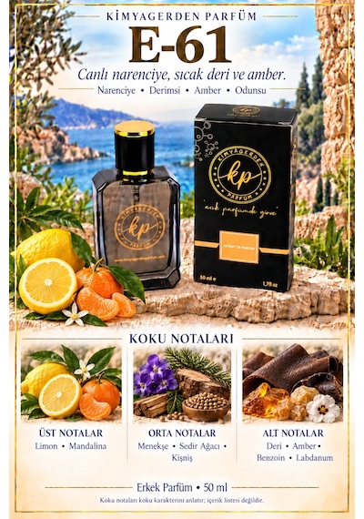 KP E-61 Erkek Parfüm EDP 50 ML