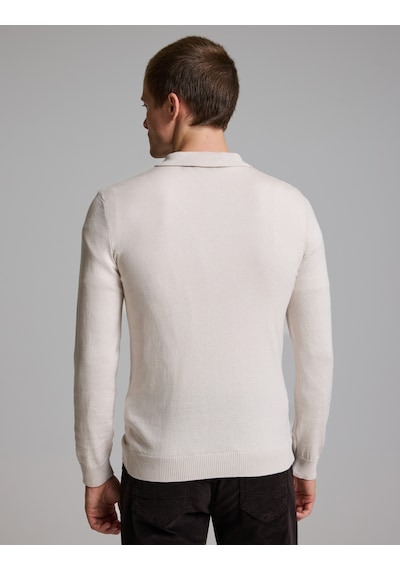 Pierre Cardin Taş Slim Fit Düğmeli Polo Yaka Basic Triko Kazak 50333894-vr049 Pierre Cardin Taş Slim Fit Düğmeli Polo Yaka Basic Triko Kazak 50333894-vr049