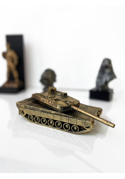 Dekoratif Tank Biblosu Hediyelik Ve Koleksiyonluk Askeri Araç