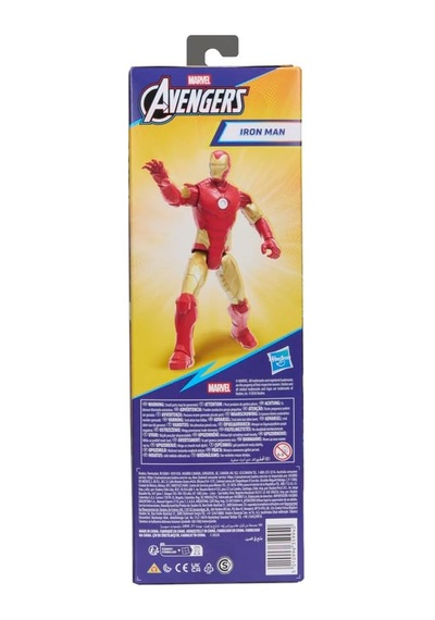 Marvel Avengers Titan Serisi Iron Man 29,2 Cm Aksiyon Figürü, 4 Yaş Ve Üzeri Çocuklar İçin Süper Kahraman Figürleri Ve Oyuncakları
