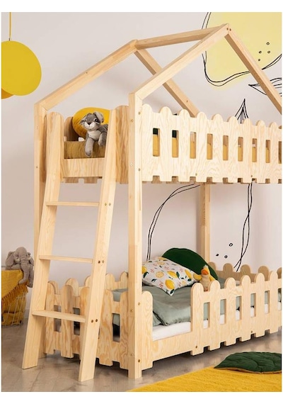 Markaawm Markaawm Montessori Ranza Yatak Çatılı Çocuk Karyola Palazzo