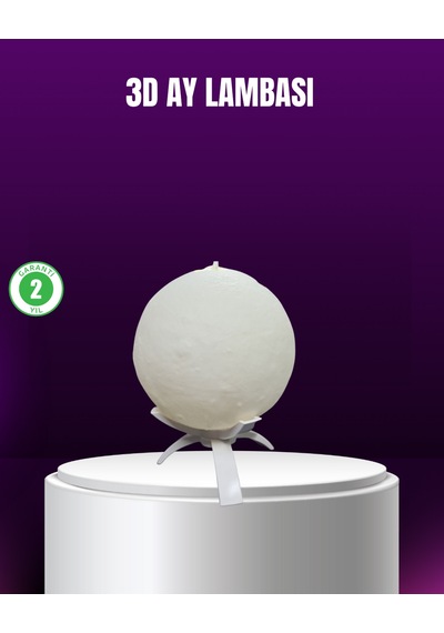 Şarjlı 3d Baskılı 16 Renk Ay Lambası Stand