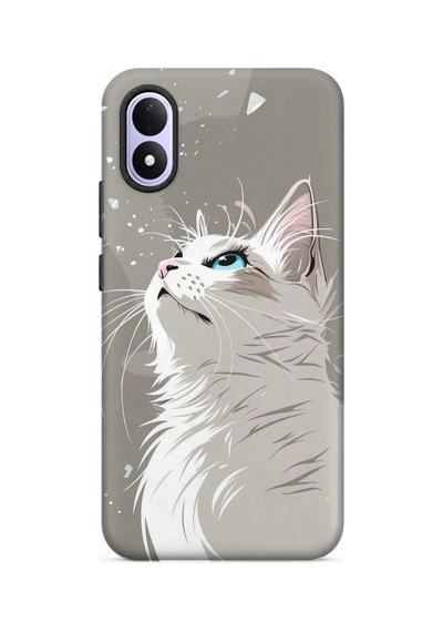 Kılıfland Xiaomi Redmi Note 17 5g Uyumlu Kılıf Boutique Baskılı Resimli Beyaz Kedi Pcode -061 Çok Renkli