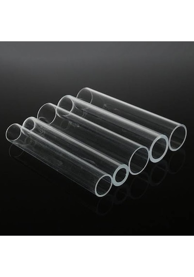 Pleksi Boru Çubuk Şeffaf Akrilik Plexiglass Boru Pleksiglas Tüp
