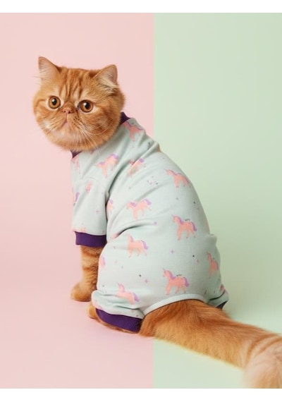 Bella Pony Pamuklu Kedi Tulum Pijama