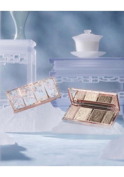Flower Knows Butterfly Cloud Lüks Kontür & Highlight Paleti 16 G Allıklar 02 Tawny Tea