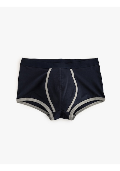 Koton 2'li Boxer Seti Biyeli Pamuklu Lacivert 4slm90094mk