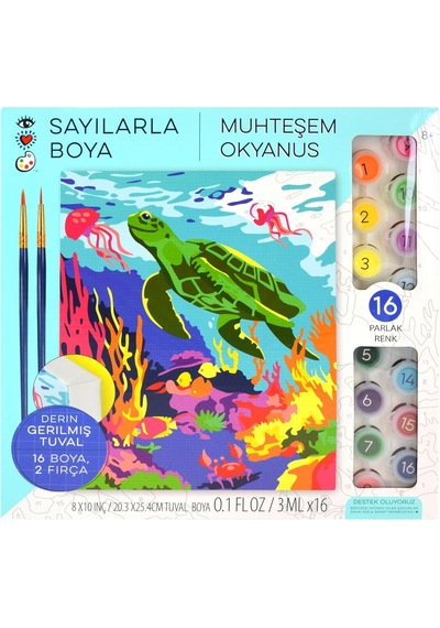 Numaralarla Boya Seti Amazing Ocean 9207 Diğer
