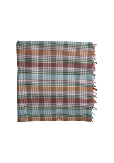 200x200 Cm Büyük Boy Sofra Bezi Piknik Masa Örtüsü Çok Renkli