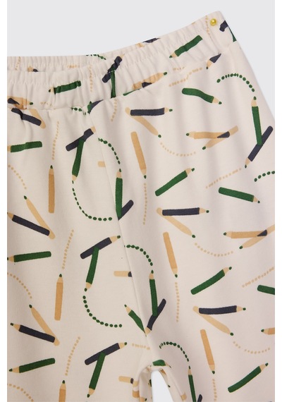 Panço Erkek Çocuk Ekru Pijama Takımı 2621bk39002 Krem