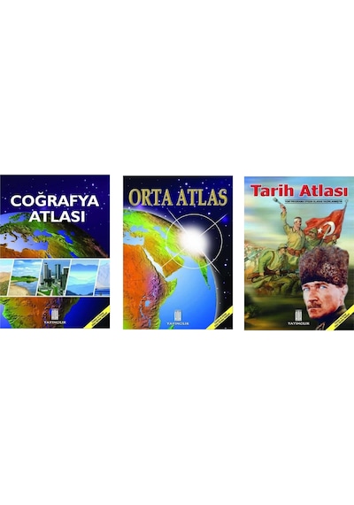 Coğrafya Atlası-orta Atlas-tarih Atlası