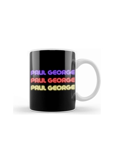 Paul George Basketball Gifts Vintage Retro Rainbow Quotes For Boys And Dad Kupa Bardak Porselen Karışık