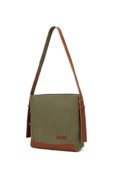 Kanvas Kumaş Kadın Omuz Çantası Smart Bags 1331 Haki