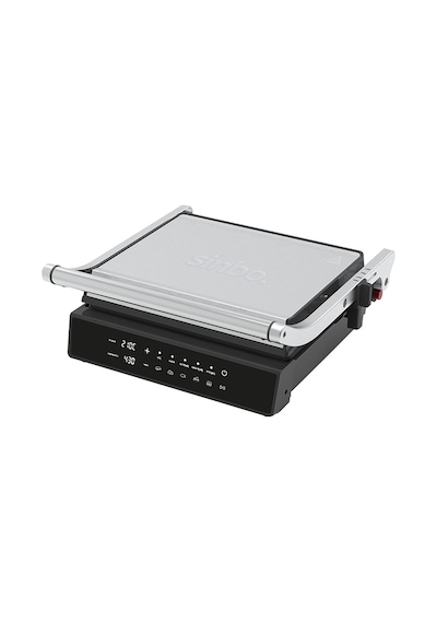 Sinbo SSM-2596 2000 W Dijital Ekranlı Sıcaklık Ve Zaman Göstergeli Döküm Plakalı Izgara Ve Tost Makinesi