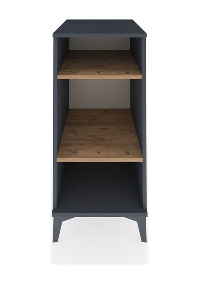 Kronos Komodin 2 Raflı 44x59x96 Antrasit-çam Antrasit