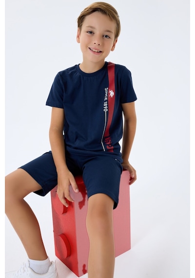 U.s. Polo Assn. Erkek Çocuk Lacivert Bermuda Takım 5274-49759 Lacivert