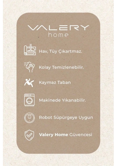 Vl Yıkanabilir Premium Ponpon Saçaklı Kaymaz Taban Post Peluş Banyo Paspası 2'li Takım Antrasit Bej