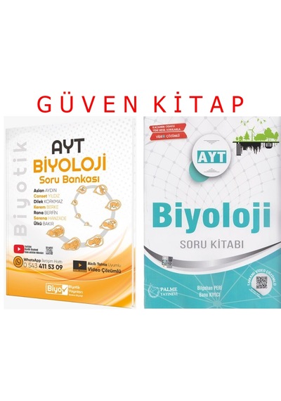 Biyotik Palme Yayınları Ayt Biyoloji Soru Bankası Seti