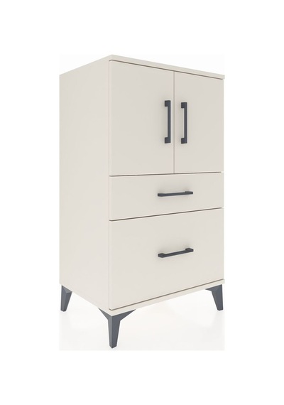 Hyperion Komodin 2 Raflı 2 Çekmeceli 2 Kapaklı 60x44x106 Aytaşı-aytaşı Aytası