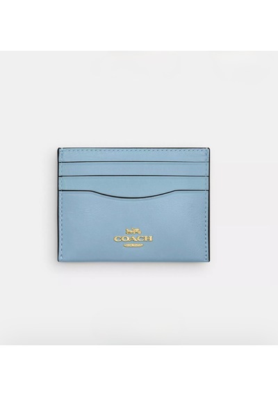 Coach Slim Id Case Kartlık Açık Mavi