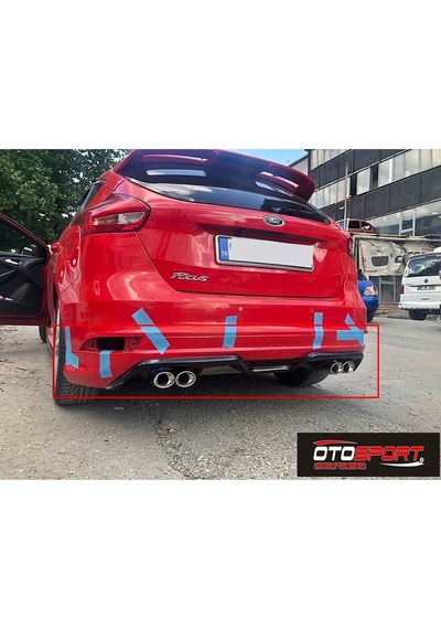 Ford Focus 3.5 Hb Arka Tampon Eki Fiberglass Boyasız