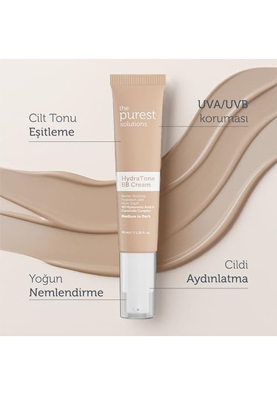 The Purest Solutions Bb Cream Hydra Tone 40 Ml Medium To Dark 00