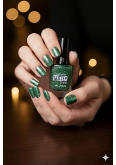 Glitter Nail Lacquer No: 215 - Işıltılı Ve Simli Parlak Oje