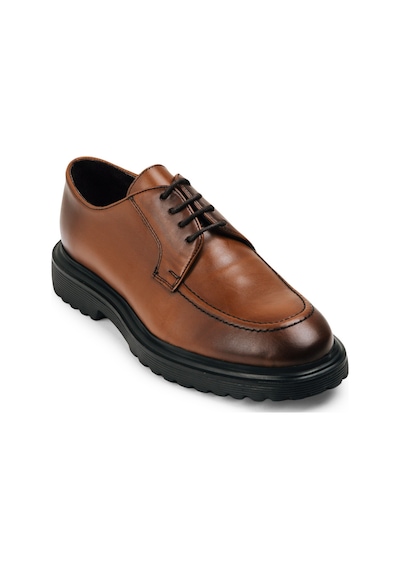 Deery Hakiki Deri Taba Rengi Günlük Erkek Ayakkabı - 01931mtbae02 Taba