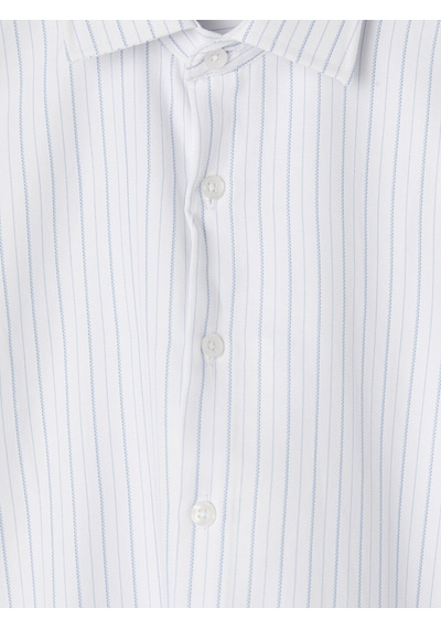 Lcw Busıness Mavi Slim Fit Çizgili Oxford Erkek Gömlek