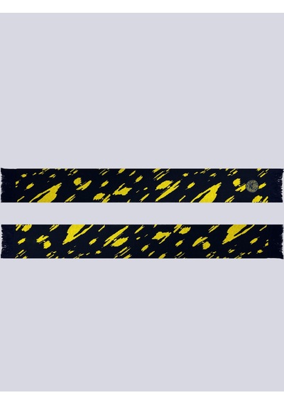 Fenerium Unısex Brush Kaşkol Atkı Lacıvert-sarı