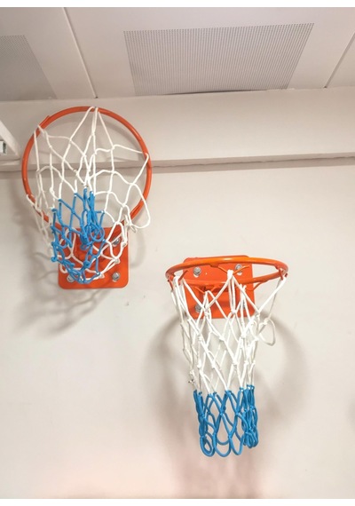 Adelinspor Basketbol Filesi 4 MM Floş İp İki Renk 5 Çift 10 Adet