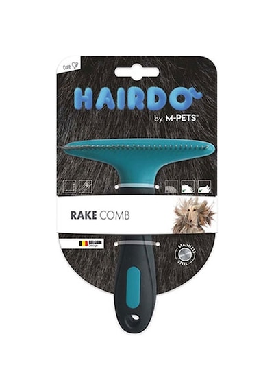 M-pets Köpekler İçin Tırmık Tarağı Mavi Siyah 12x15 Cm 244-70005.01